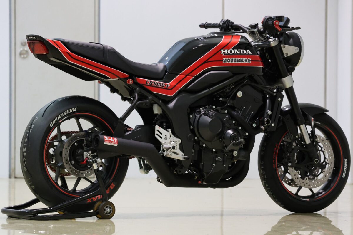 CB1000F用フルエキゾーストレーシングサイクロン（参考出品）