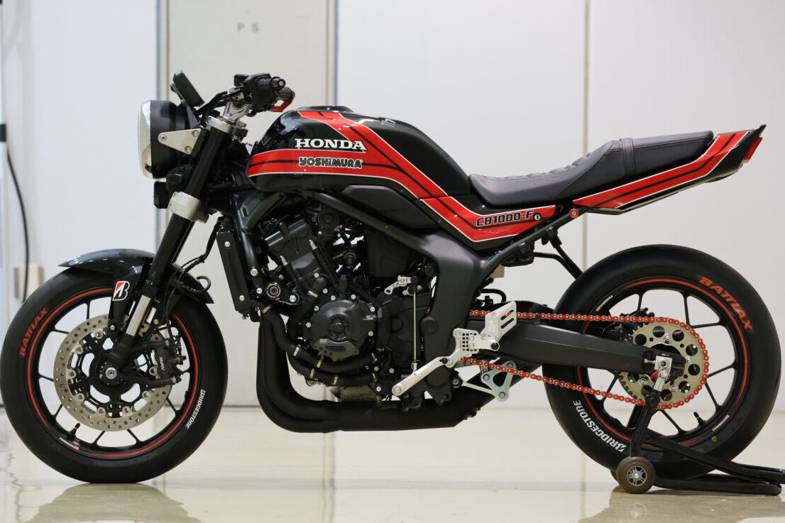 CB1000F用フルエキゾーストレーシングサイクロン（参考出品）