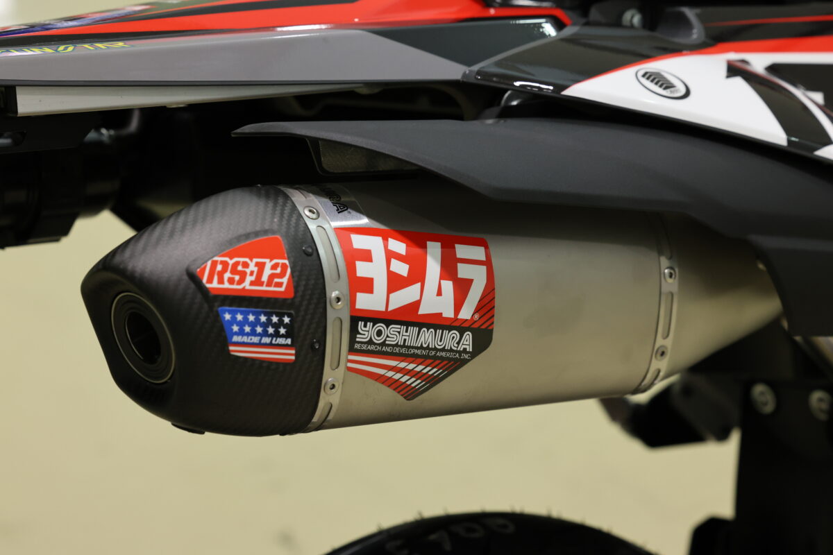 DR-Z4SM用Slip-on RS-12 サイクロン（試作品）