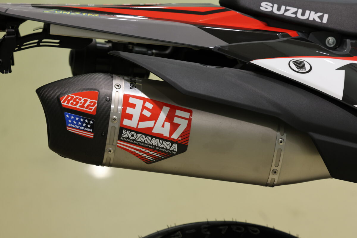 DR-Z4SM用Slip-on RS-12 サイクロン（試作品）