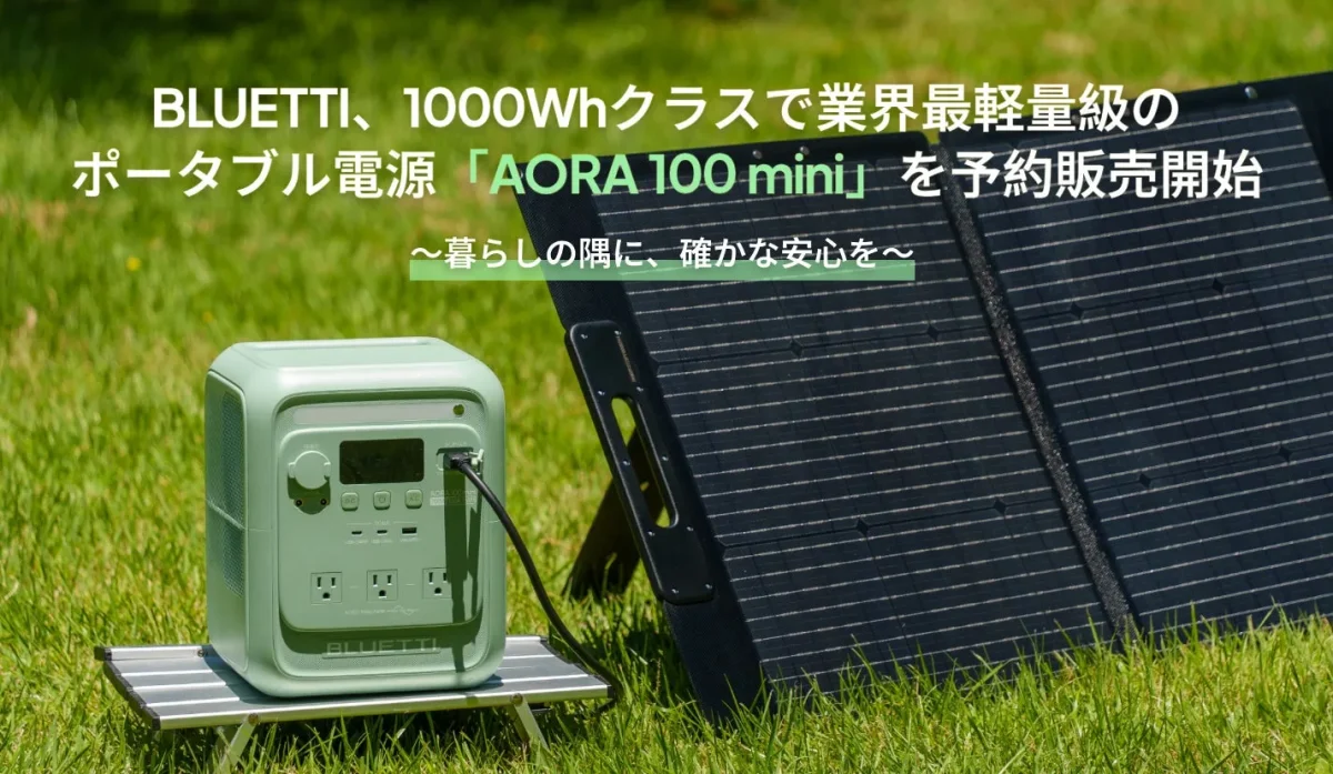 AORA 100 mini 全体像